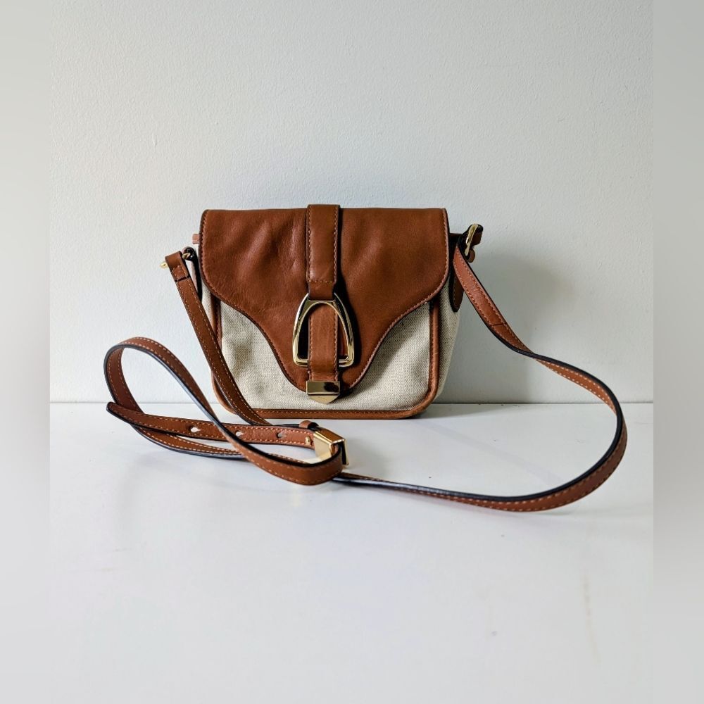 G.I.L.I. Got It Love It canvas/Leather/gold Crossbody Bag